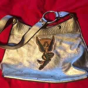 Lucky Girl handbag leather punk tattoo rockabilly